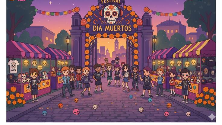 ¡Lánzate a este bazar k-pop con temática de Día de Muertos! Te decimos fechas, horarios y más