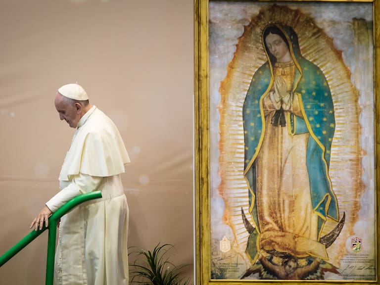 Papa Francisco en su visita a México en 2016