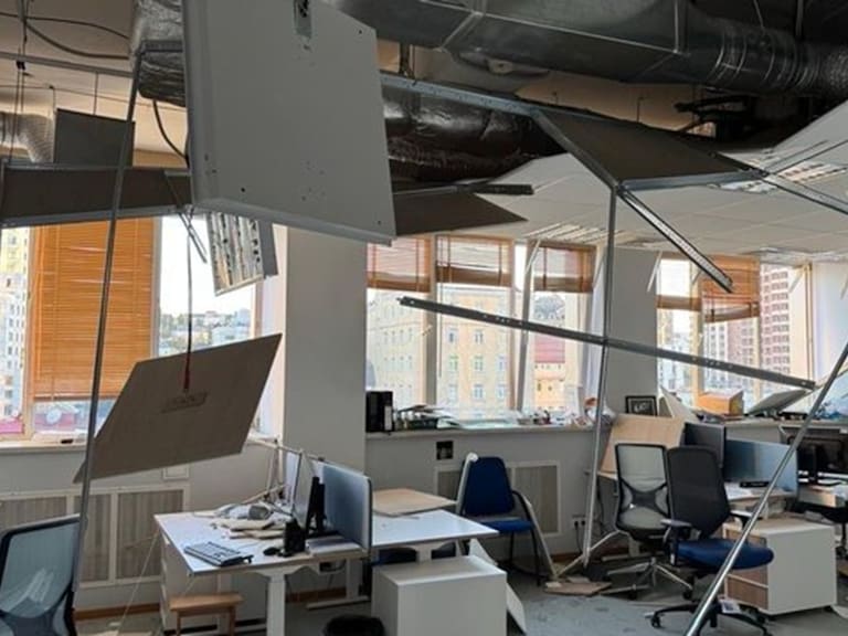 El presidente del Consejo Europeo, António Costas, condenó la agresión y publicó esta imagen en redes.