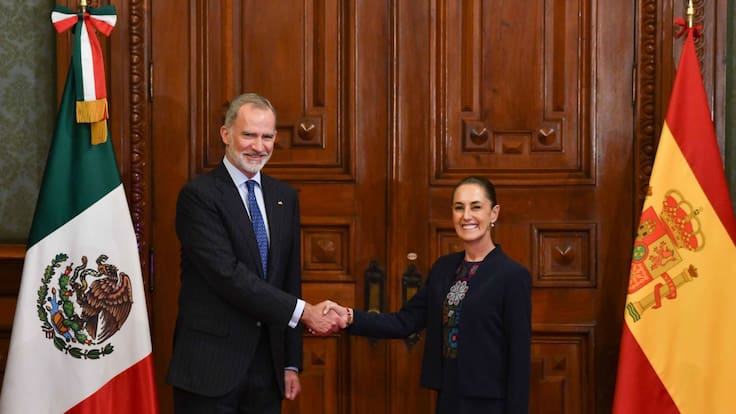 ¿De qué hablaron? Claudia Sheinbaum recibe a Felipe VI en Palacio Nacional