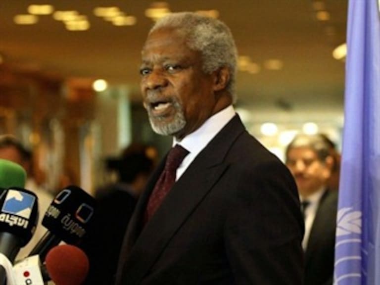 Emisario Kofi Annan llega 'horrorizado' a Siria tras masacre en Hula