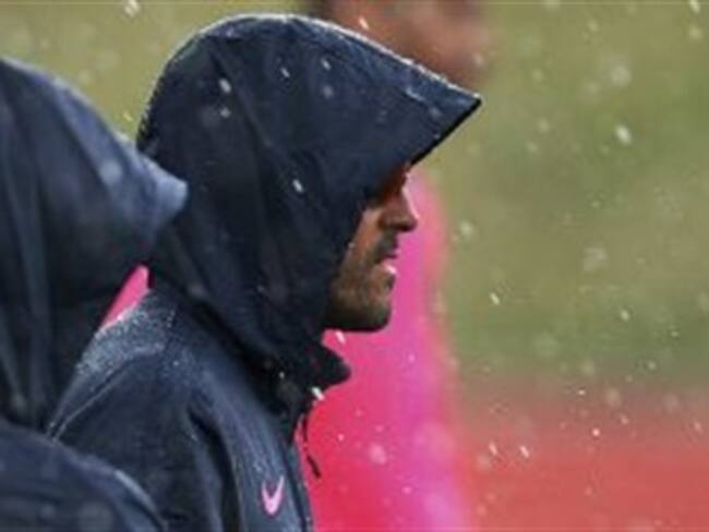 Sorprende tormenta al Barça en sesión de trabajo