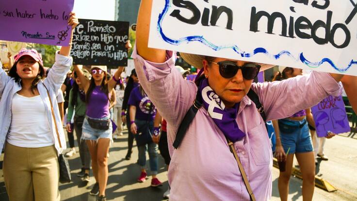 Marcha por Día de la Mujer en CDMX, una de las más grandes de los últimos años