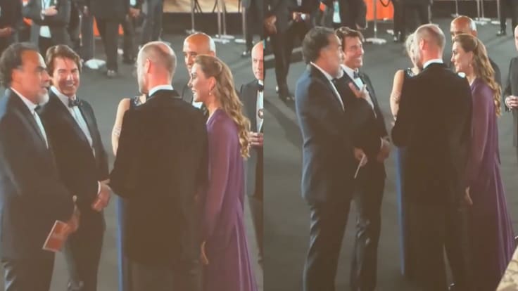 Alejandro González Iñárritu posa junto al príncipe William, Kate Middleton y Tom Cruise por el estreno de “Digger” | FOTO