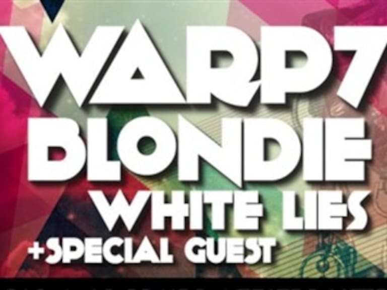 Fiesta de Aniversario #WARP7: Blondie, White Lies, Caloncho+Special Guest