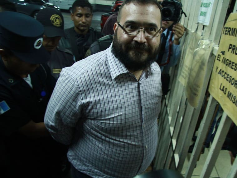 Javier Duarte cumple su condena de 9 años; seguirá en el Reclusorio Norte.