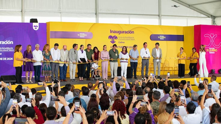 Claudia Sheinbaum encabeza apertura del nuevo Centro de Rehabilitación Teletón en Colima