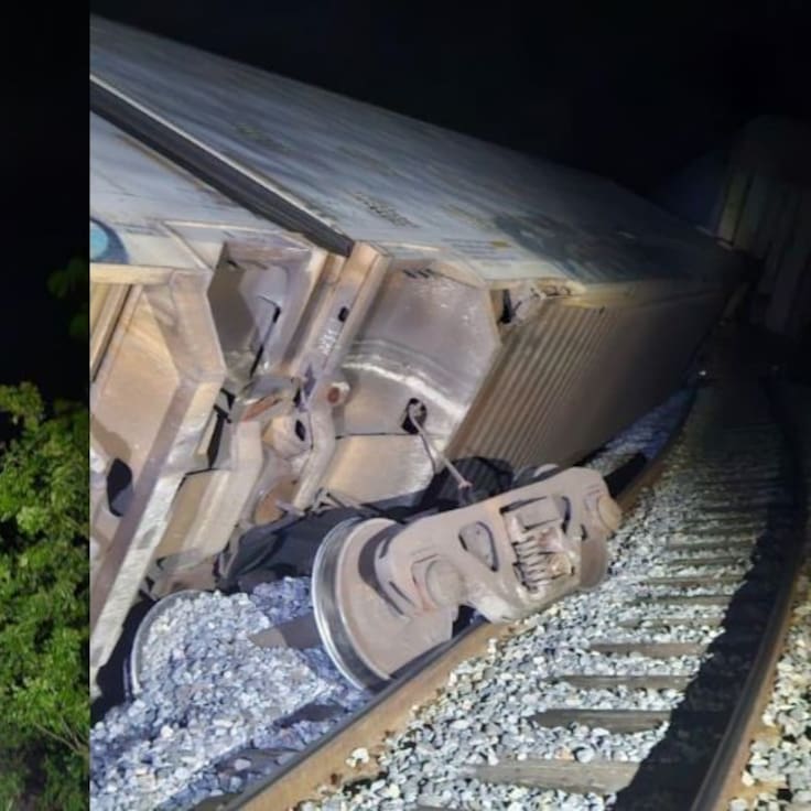 Tren Interoceánico descarrila de nuevo en Oaxaca; reportan saldo blanco