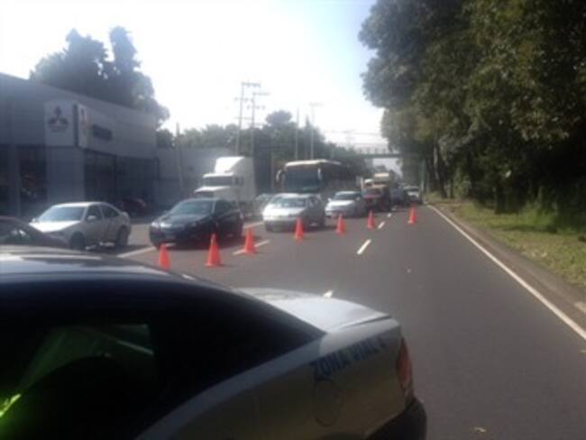 Realizan cortes a la circulación por movilización de la CNTE