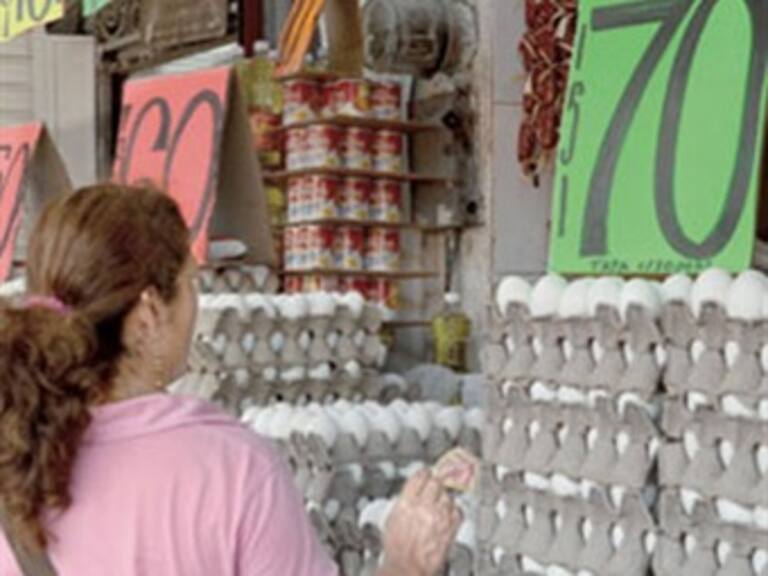 Aumenta inflación en agosto, principal factor: el huevo
