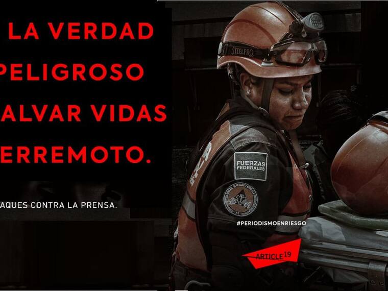 El trabajo de prensa no debería ser peligroso pero lo es