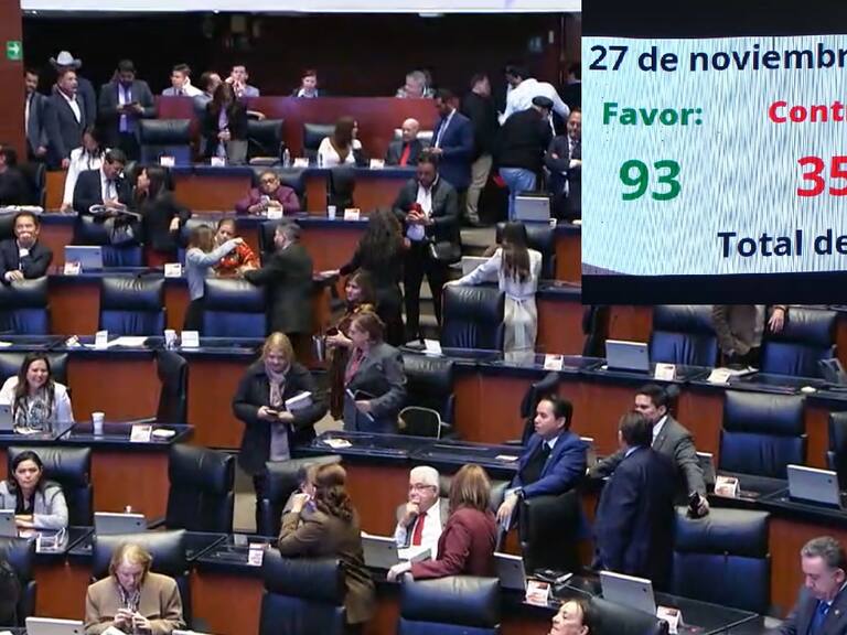 Con 93 votos a favor, el pleno del Senado avaló Prisión Preventiva Oficiosa a quienes incurran en los delitos de extorsión y tráfico de fentanilo