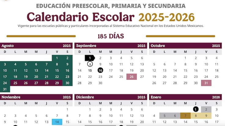 SEP suspende clases 3 días seguidos: así perfila el calendario escolar 2026-2027 en México