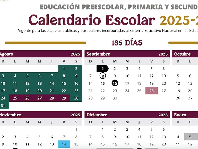 Mx - SEP suspende clases 3 días seguidos: así perfila el calendario escolar 2026-2027 en México