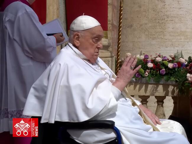 El papa Francisco da la bendición en el Urbi et Orbi y pide alto al fuego en Gaza; así fue la última aparición pública de su santidad