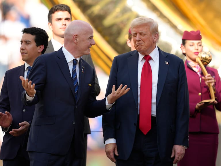 USA president Donald Trump and FIFA president Gianni Infantino during the FIFA Club World Cup 2025