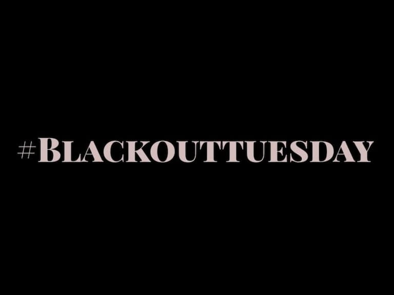 Aquí te hablamos del Blackout tuesday