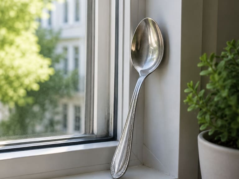 Cuchara en la ventana: qué significa y por qué tantas personas lo hacen. IA