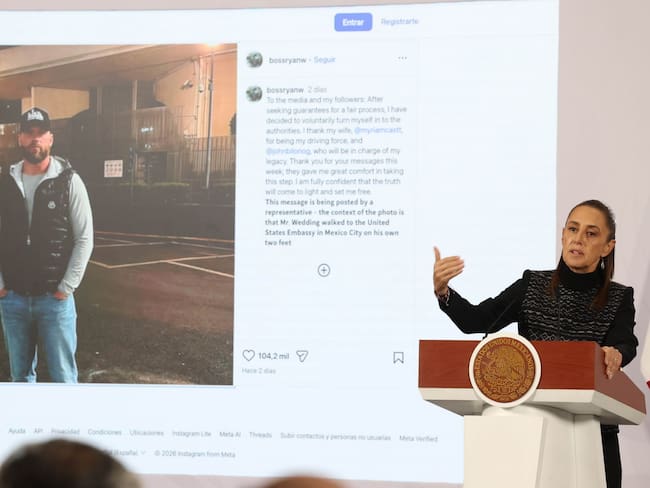 Sheinbaum aclara que Ryan Wedding se entregó y niega operaciones conjuntas con EU
