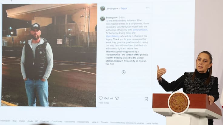 Sheinbaum aclara que Ryan Wedding se entregó y niega operaciones conjuntas con EU