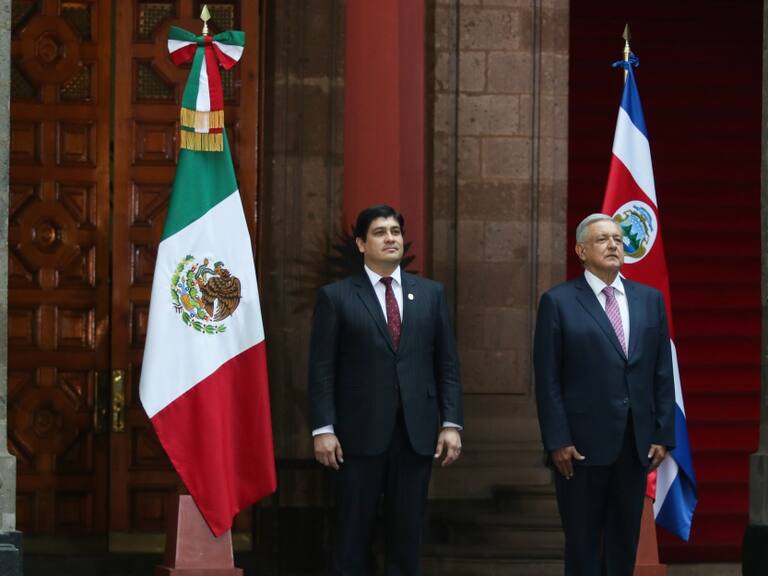 Recibe AMLO en privado al Presidente de Costa Rica, Carlos Alvarado