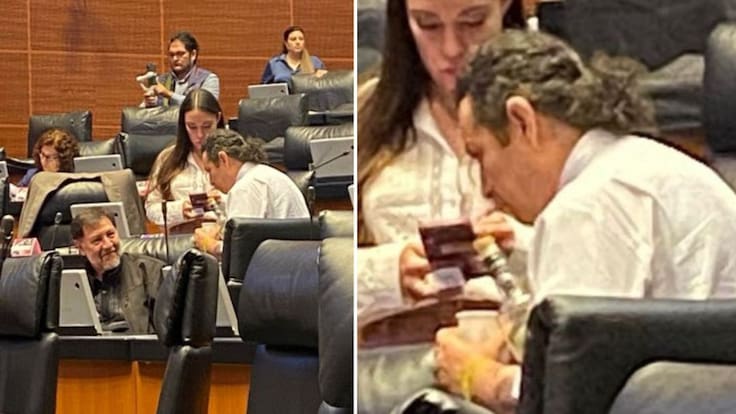 Diputado de Morena fue captado con una botella de alcohol en el Pleno
