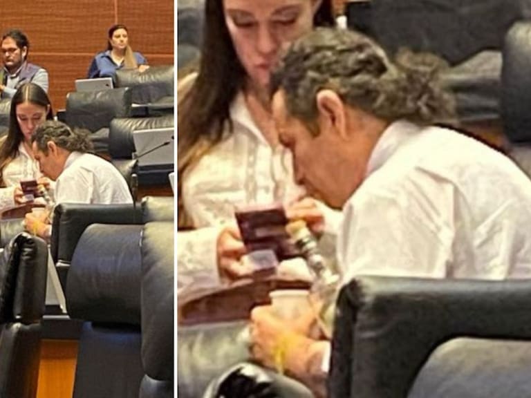 Diputado de Morena fue captado con una botella de alcohol en el Pleno