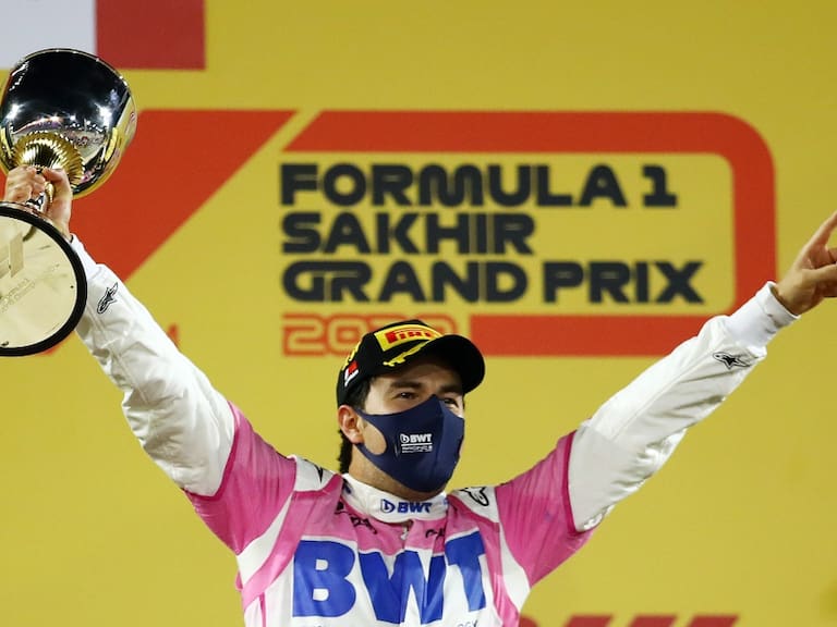 Felicita AMLO al piloto mexicano de Fórmula 1 “Checo” Pérez