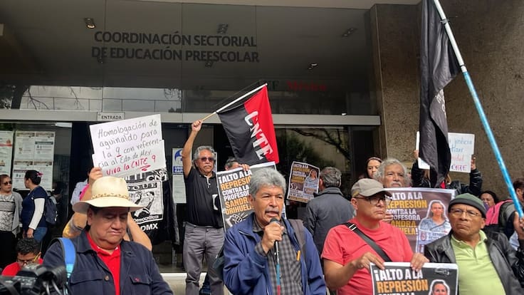 CNTE acusa incumplimiento de acuerdos y advierte que mantendrá movilizaciones en la Ciudad de México