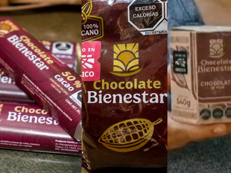 El Chocolate del Bienestar 2025 fue introducido en tres presentaciones: una barra, en polvo y de mesa.