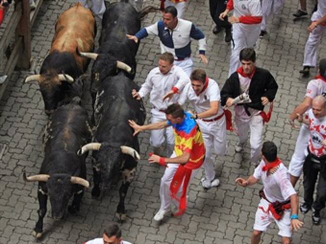 Cuatro heridos en primer encierro de San Fermín