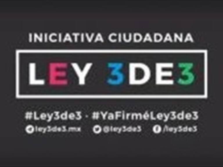 Ciudadanos presentan #Ley3de3, iniciativa anticorrupción