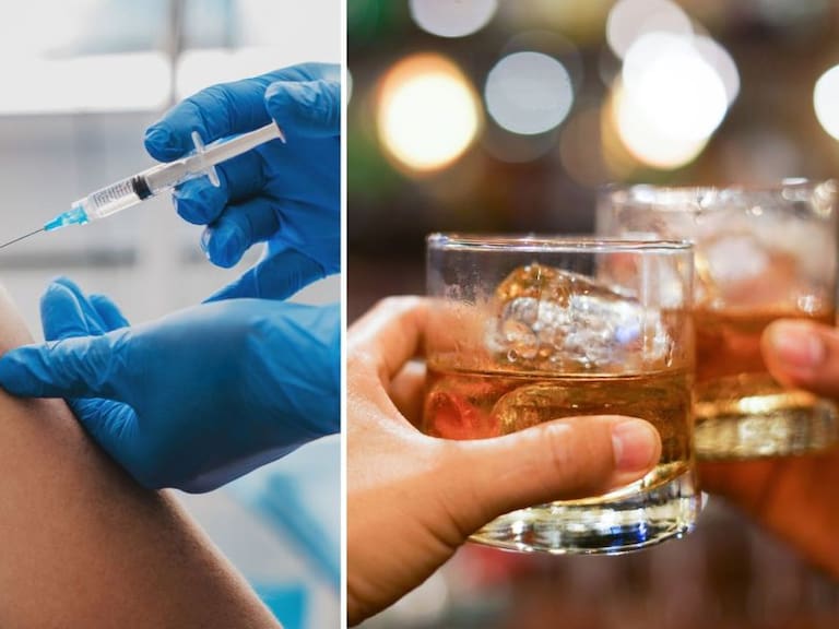¿Puedo tomar bebidas alcohólicas antes y después de vacunarme contra COVID?