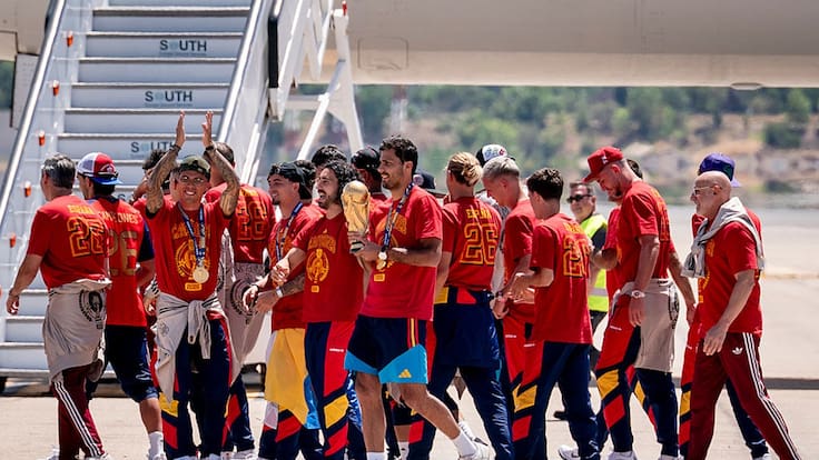 Los festejos continúan en España con la presencia de la Selección ganadora de la Copa de Futbol FIFA 2026