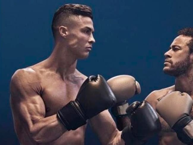 Cristiano Ronaldo y Neymar protagonizan pelea de box