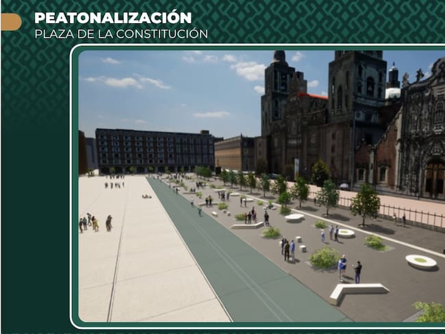 Peatonalización, el nuevo proyecto para la plancha del Zócalo, CDMX