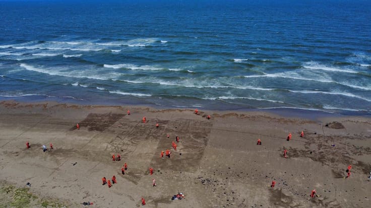 Gobierno de México refuerza acciones integrales ante presencia de hidrocarburos en costas del Golfo de México