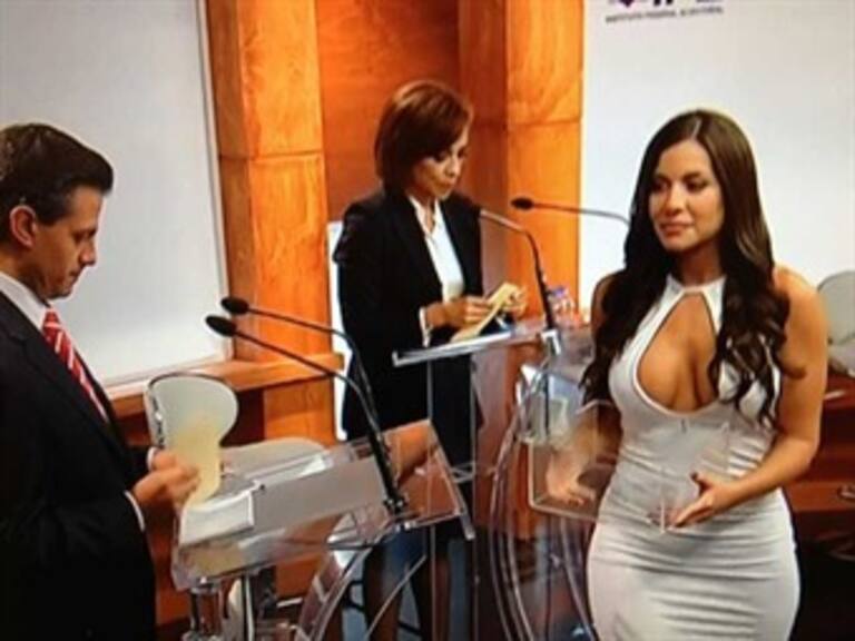 Edecán de lujo, acusaciones y hasta fotos en el primer debate