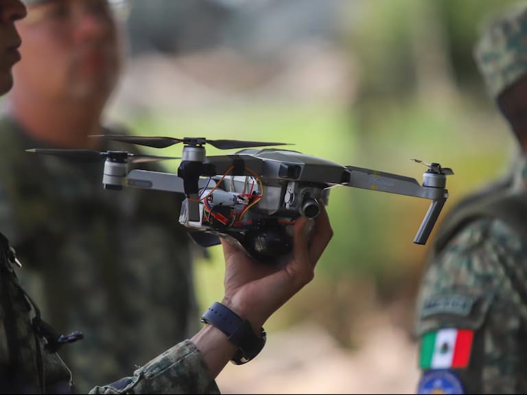 Dron en manos del Ejército
