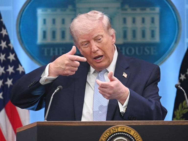 “Podría desaparecer en una noche”: Trump eleva tensión con Irán. Getty Images