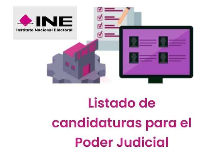 Sin sesión formal, INE publica listado de candidatos al Poder Judicial enviado por el Senado