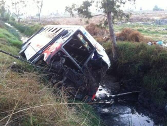 Deja 20 heridos accidente en carretera Tláhuac-Chalco