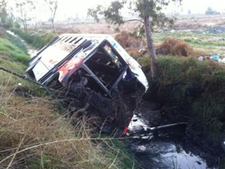 Deja 20 heridos accidente en carretera Tláhuac-Chalco