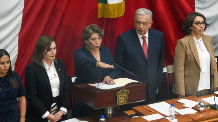 Delfina Gómez se convierte en la primera gobernadora del Estado de México