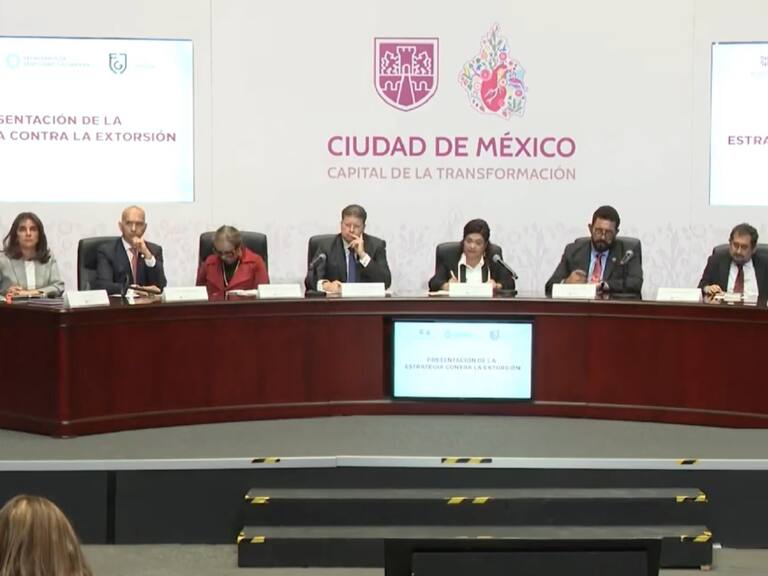 Estrategia para contrarrestar el delito de extorsión fue presentada por la jefa de gobierno de CDMX, Clara Brugada