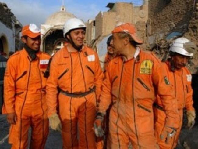 Continuan los rescates. German Vazquez, Brigada internacional Topos Azteca