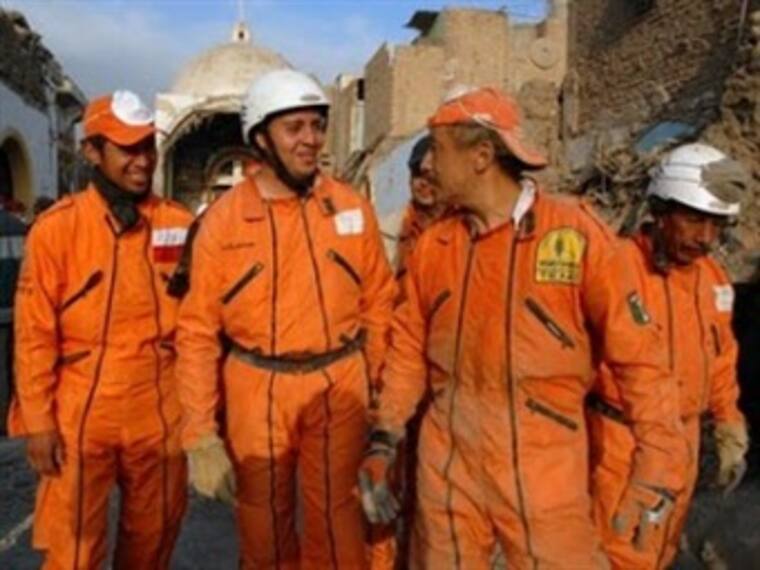 Continuan los rescates. German Vazquez, Brigada internacional Topos Azteca