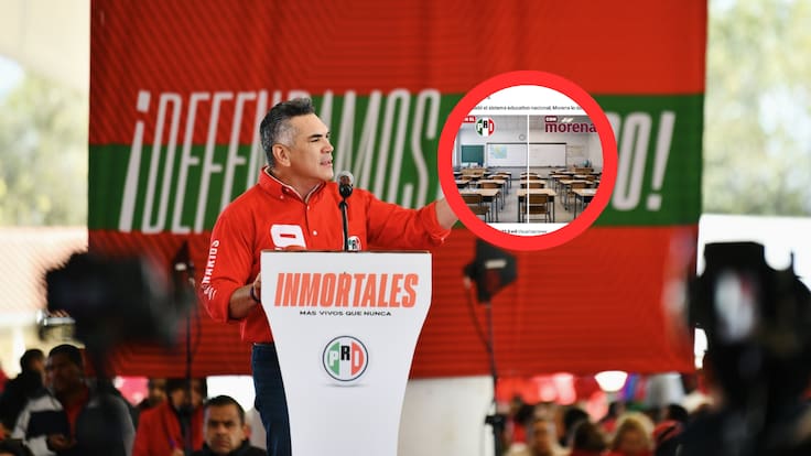 PRI intenta criticar a Morena con imágenes mal hechas con IA y ellos terminan exhibiéndose