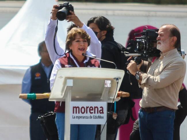 Cierra Delfina Gómez precampaña en su natal Texcoco