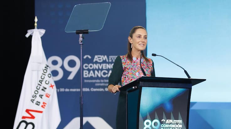 Sheinbaum lanza Ley de Infraestructura con Inversión Mixta para detonar el sector energético en la 89 Convención Bancaria